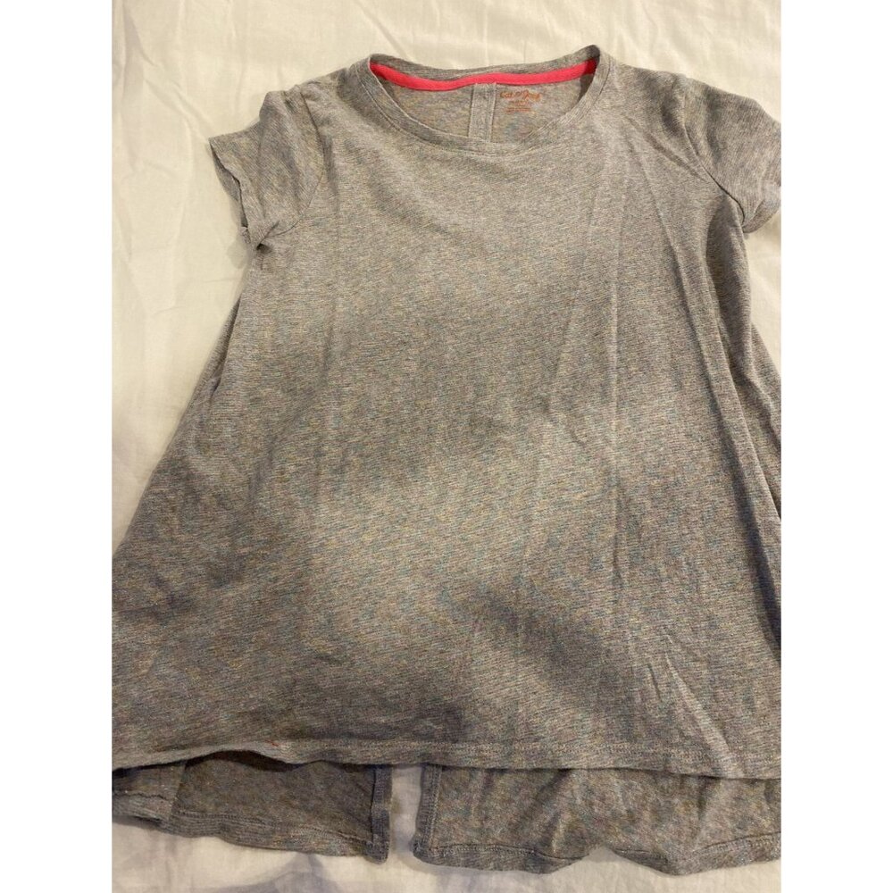 Cat & Jack Grey Sparkly Tee